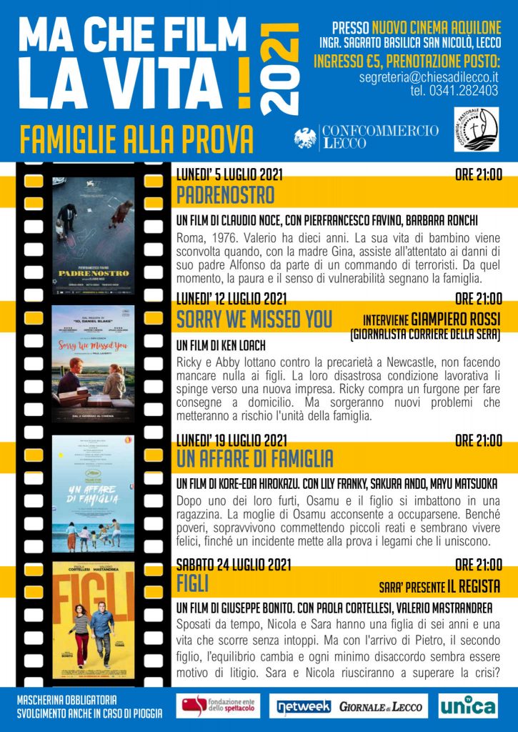 la rassegna estiva "Ma che film la vita!"